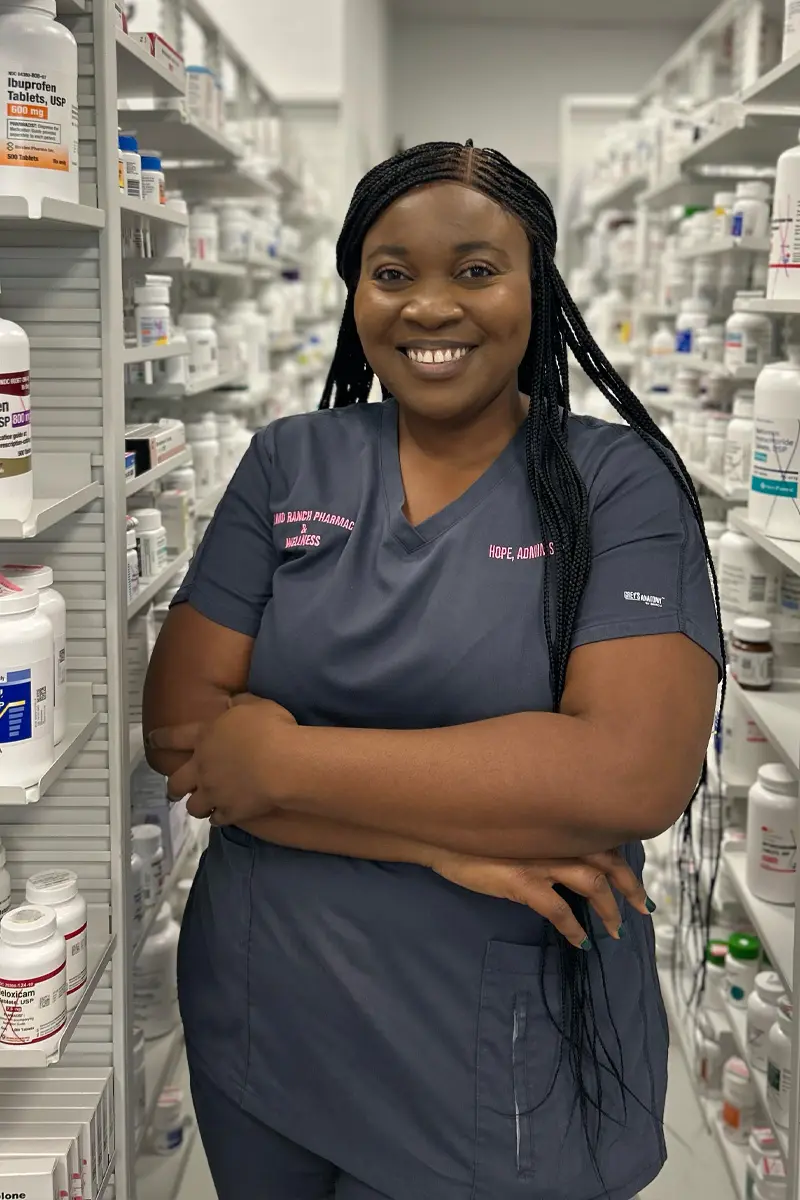 Hope Adewole of the Alamo Ranch Pharmacy & Wellness team